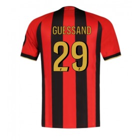 OGC Nice Evann Guessand #29 Heimtrikot 2024-25 Kurzarm